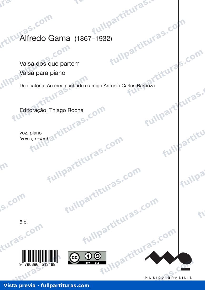 Valsa dos que partem — preview