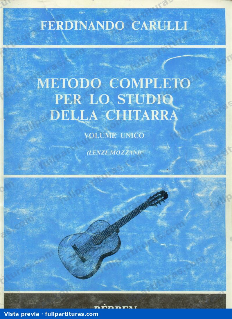 Obras para Violín y Guitarra: Método para el estudio de la guitarra — preview