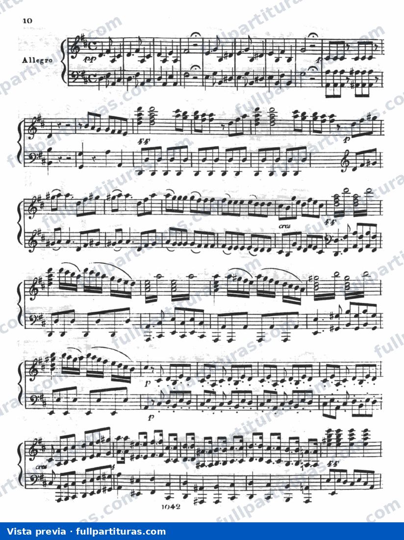 Dos Nocturnos para Guitarra y Piano Op. 131: Parte del Piano — preview