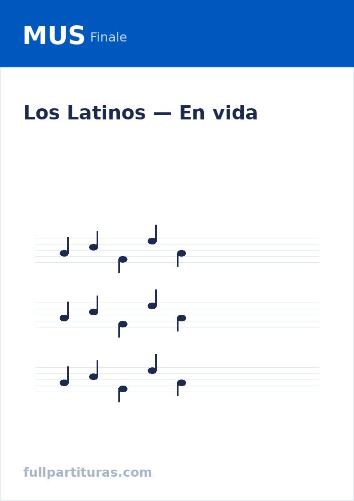En vida — Vorschau