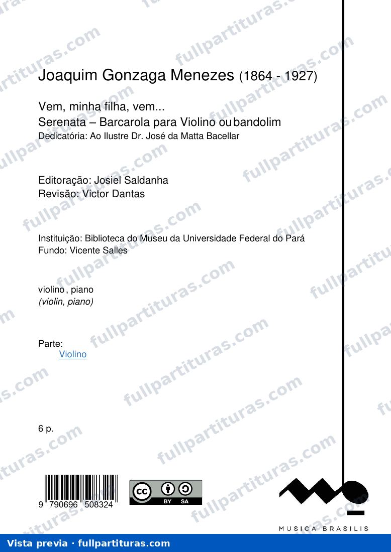 Vem, minha filha, vem... — preview
