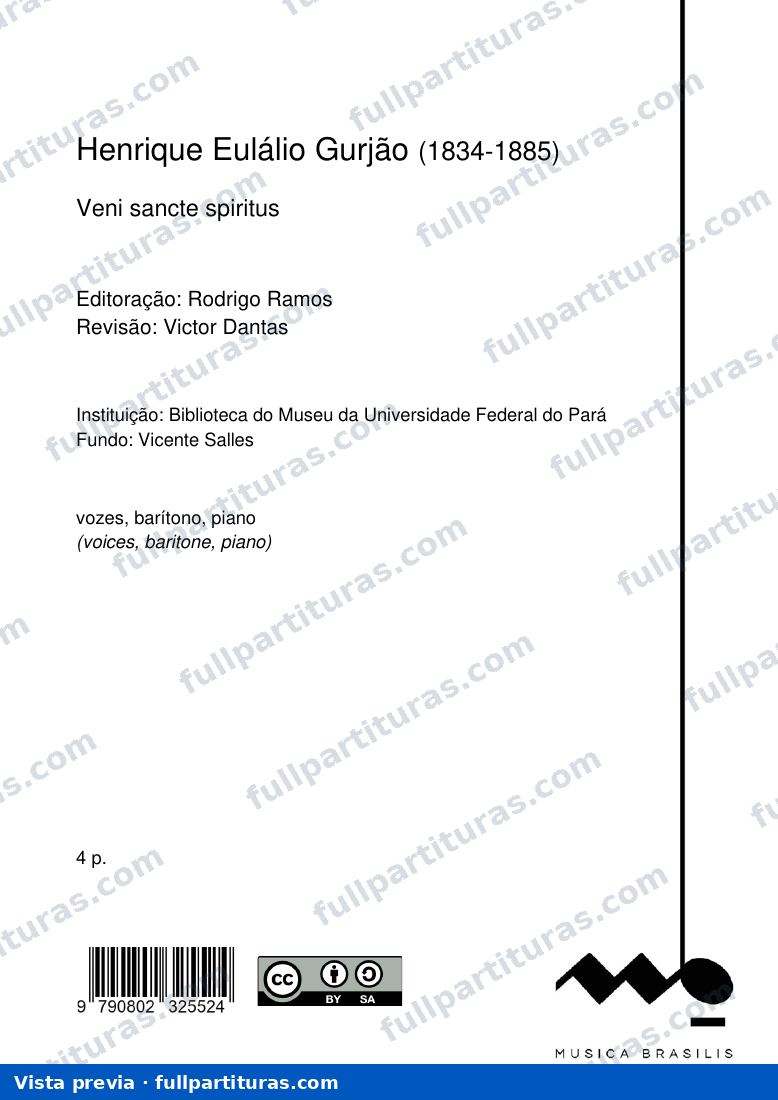 Veni sancte spiritus — preview