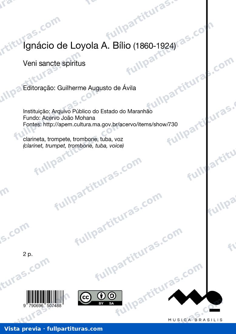 Veni sancte spiritus — preview