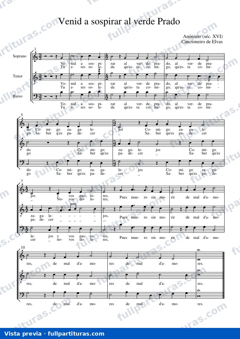 Venid a sospirar (José de Anchieta) — preview