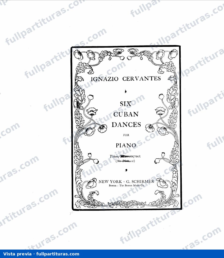 Seis danzas cubanas — preview