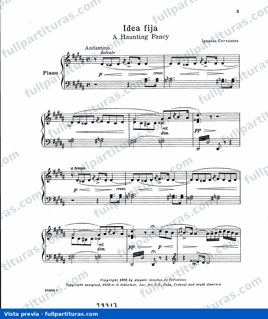 2 Canciones sin palabras: Idea Fija — preview