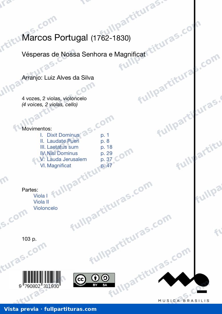 Vésperas de Nossa Senhora e Magnificat — vista previa