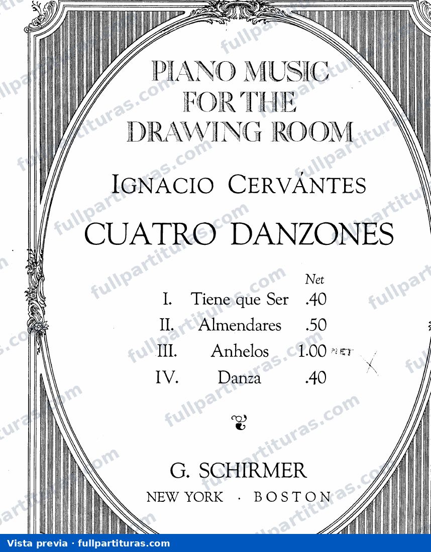 4 Danzones: Anhelos — preview