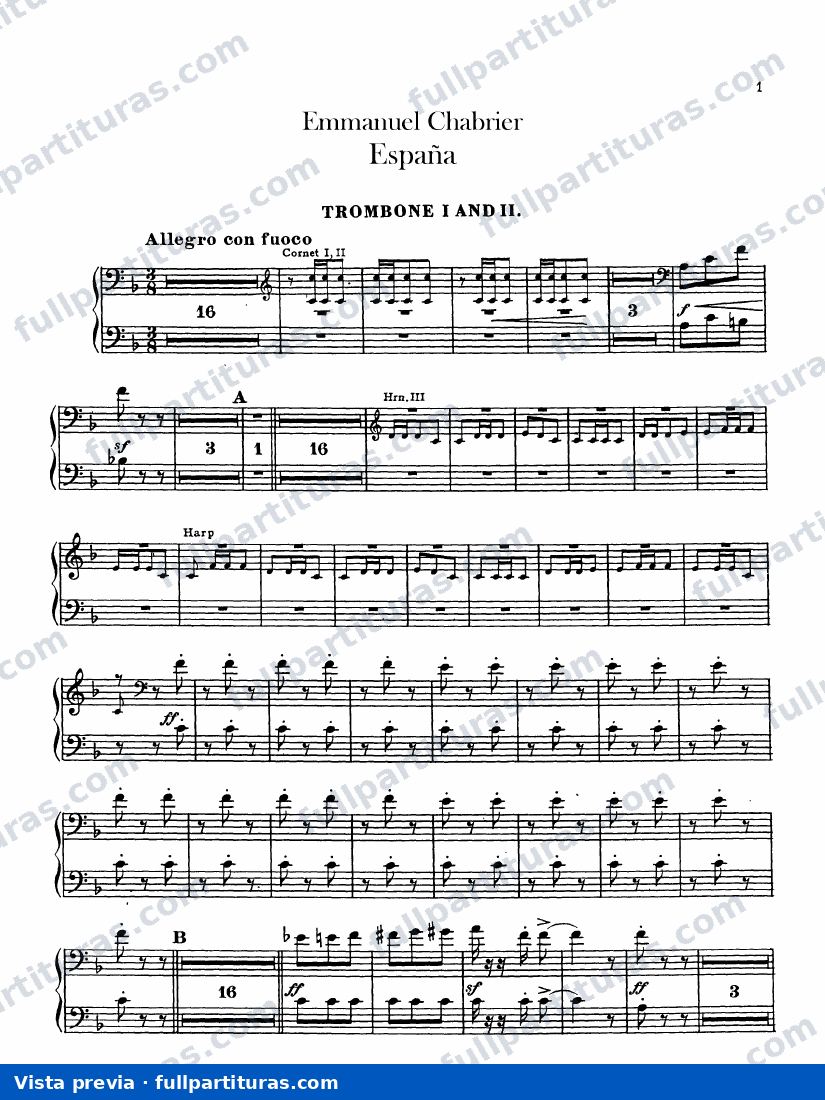 Partitura completa: TrombÃ³n y Tuba — preview
