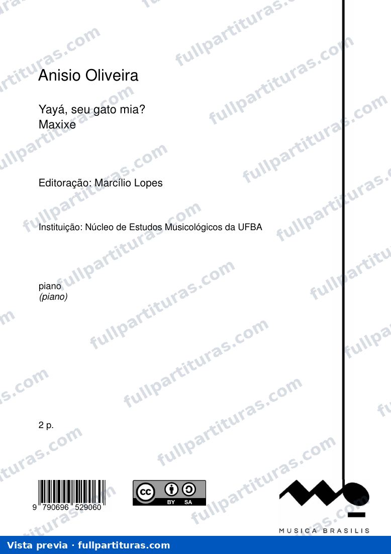 Yayá, seu gato mia? — preview