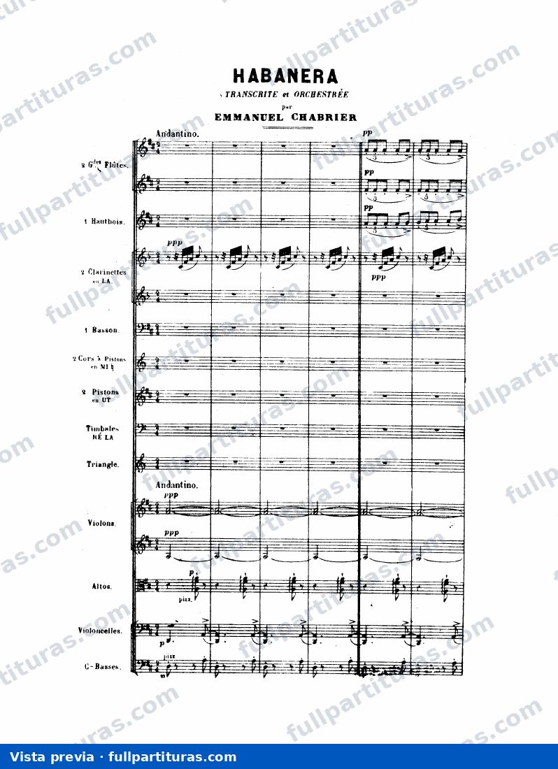 Habanera: VersiÃ³n orquestal — preview
