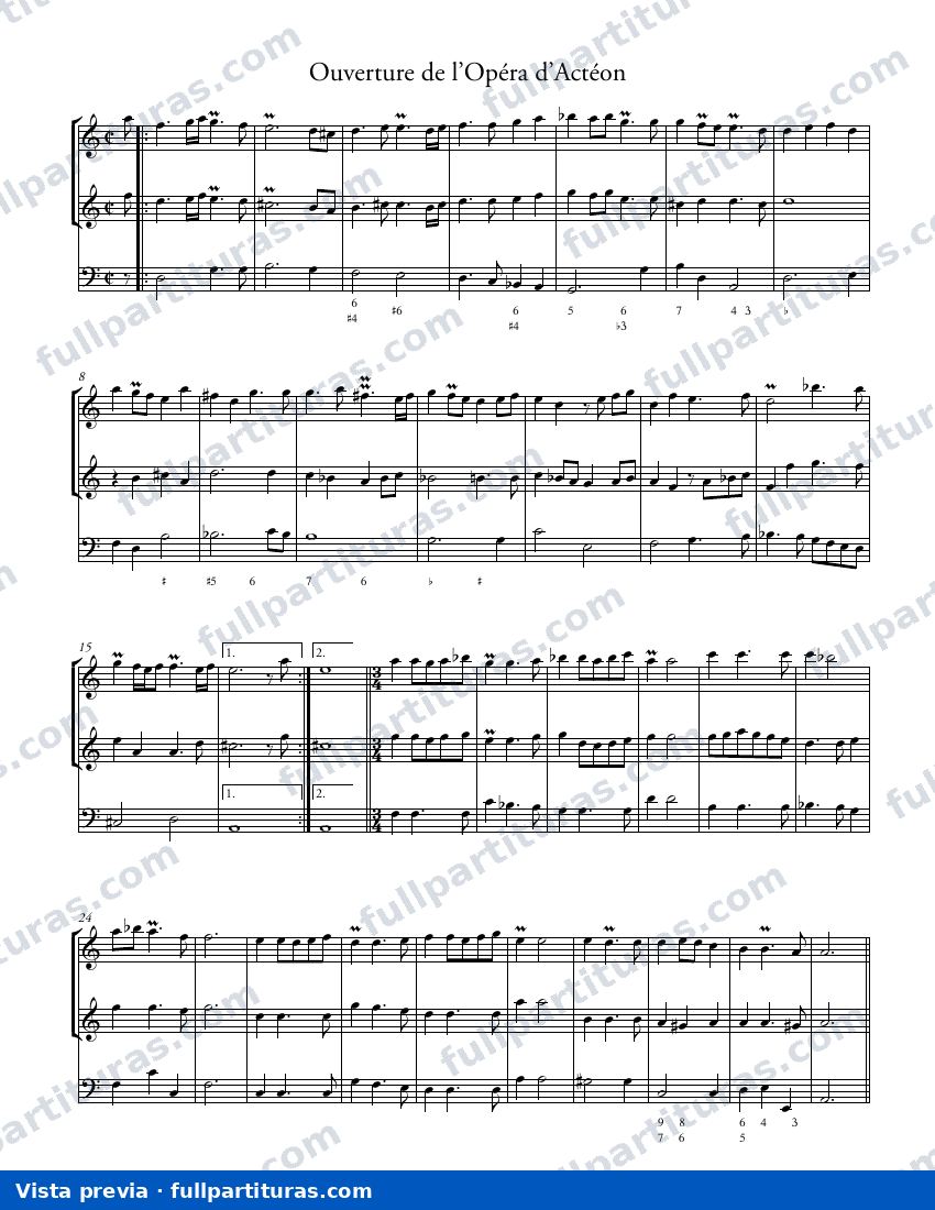 Actéon, H.481 — preview