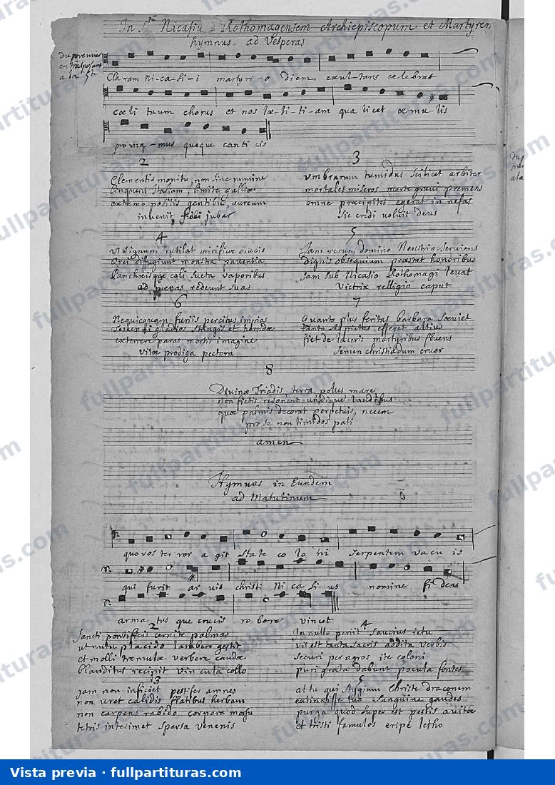 3 Hymnes à saint Nicaise, H.55-57 — preview