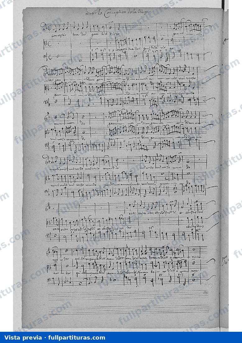 Pour la conception de la Vierge, H.313 — preview