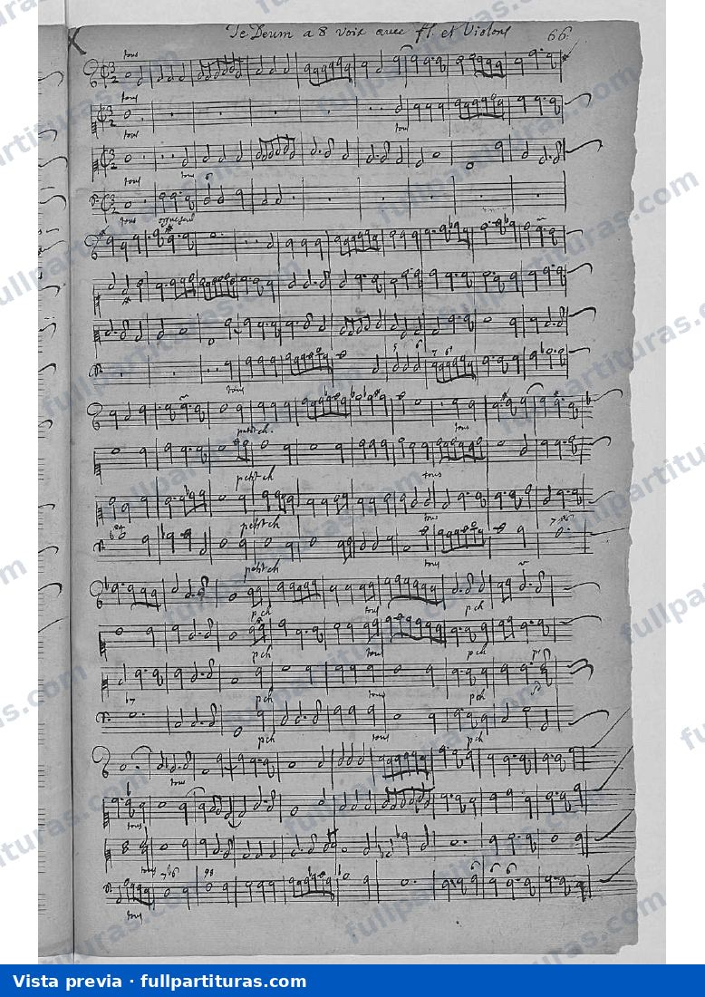 Te Deum, H.145 — preview
