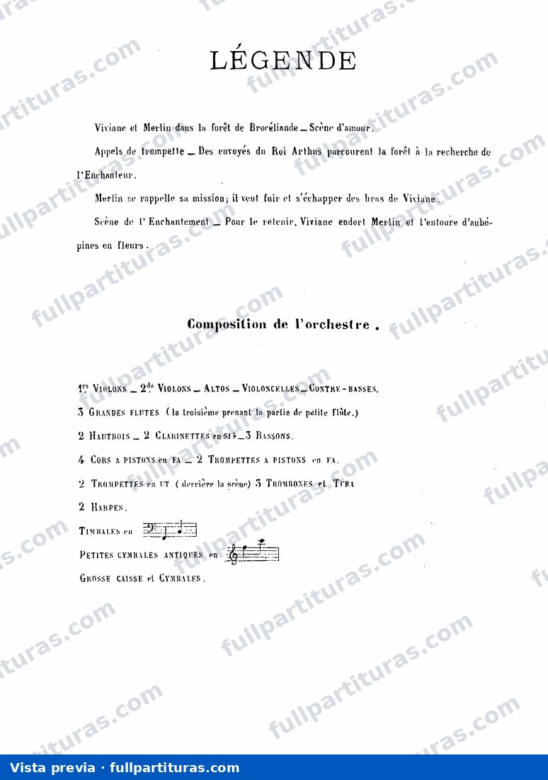Viviane, Op.5 — preview
