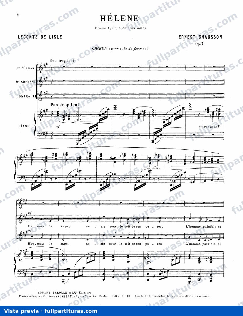 Hélène, Op.7 — preview