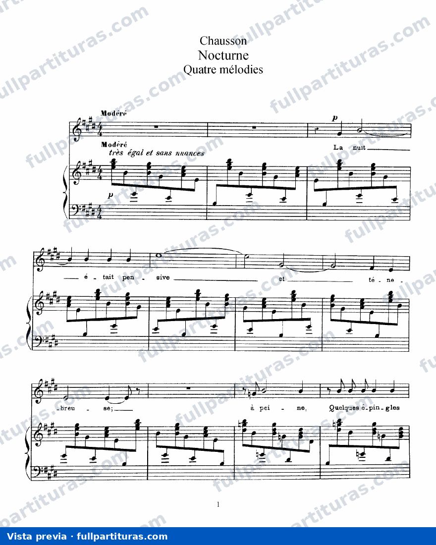 4 Mélodies, Op.8 — preview