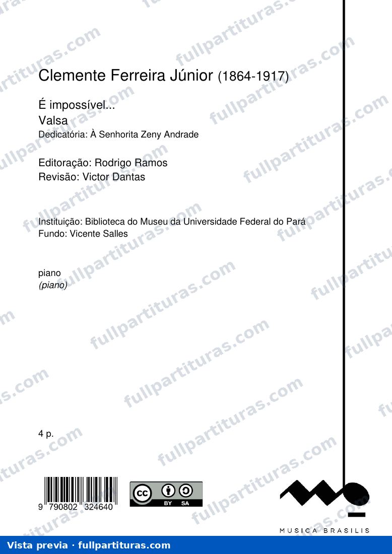 É impossível... — preview