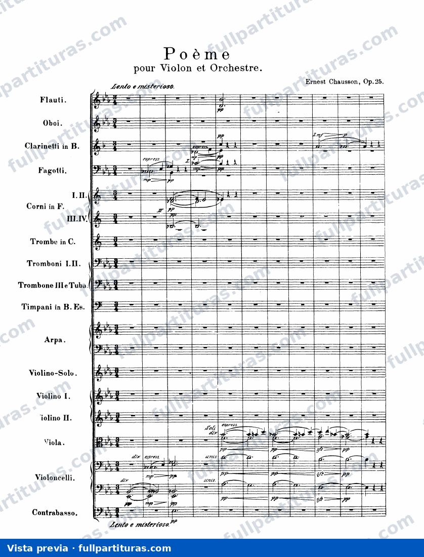 Poème, Op.25 — preview