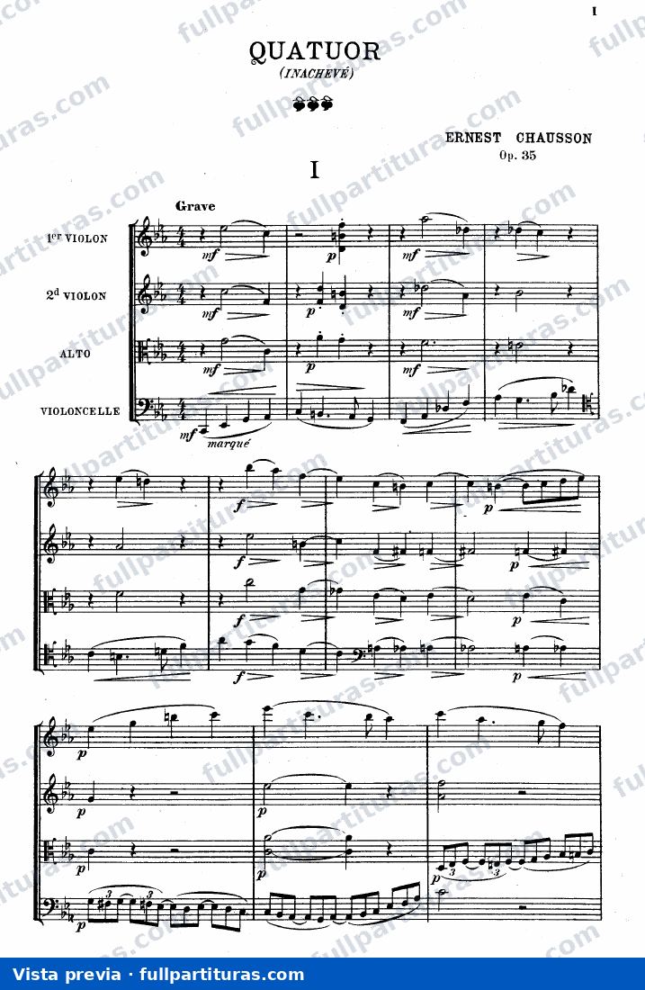 String Quartet, Op.35 — preview