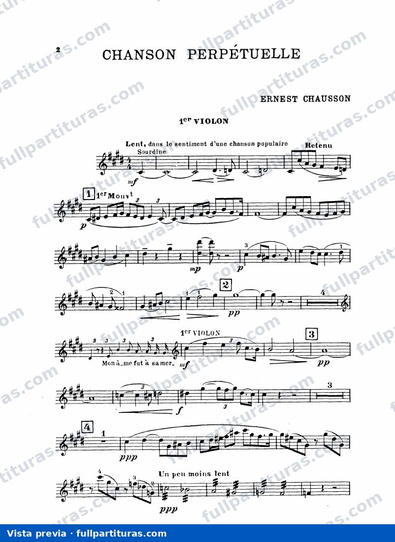 Chanson perpétuelle, Op.37 — preview