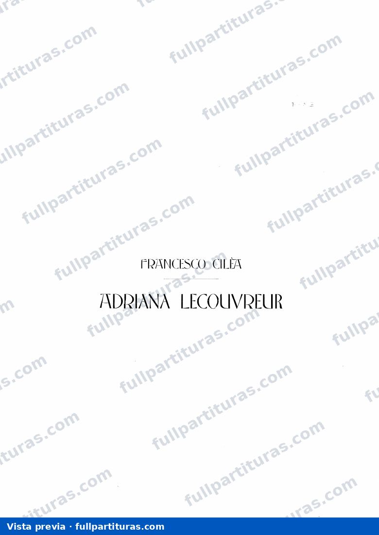 L'arlesiana: Adriana Lecouvreur — preview