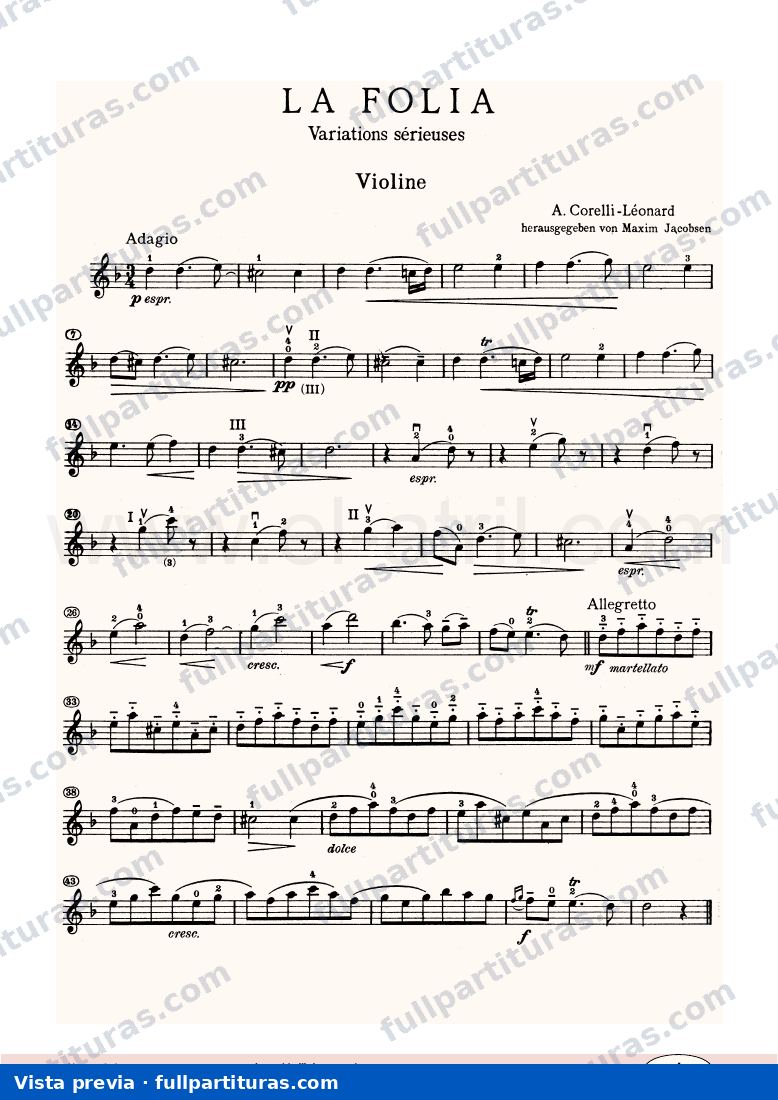 Versión Violín (solo) — preview