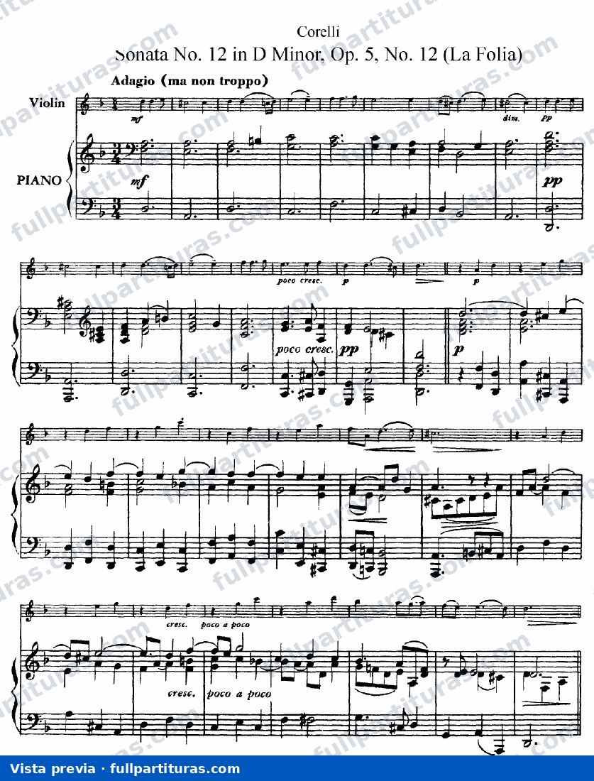 Versión Violín y Piano — preview
