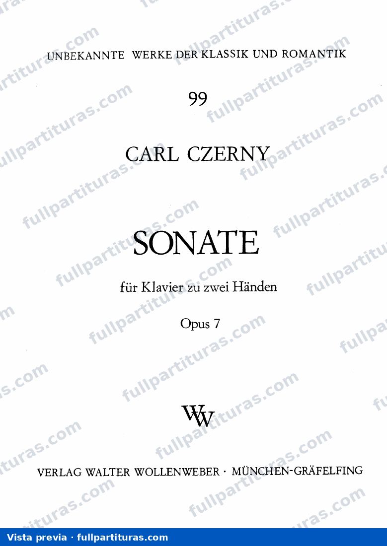 Sonata para Piano Op. 7 — preview