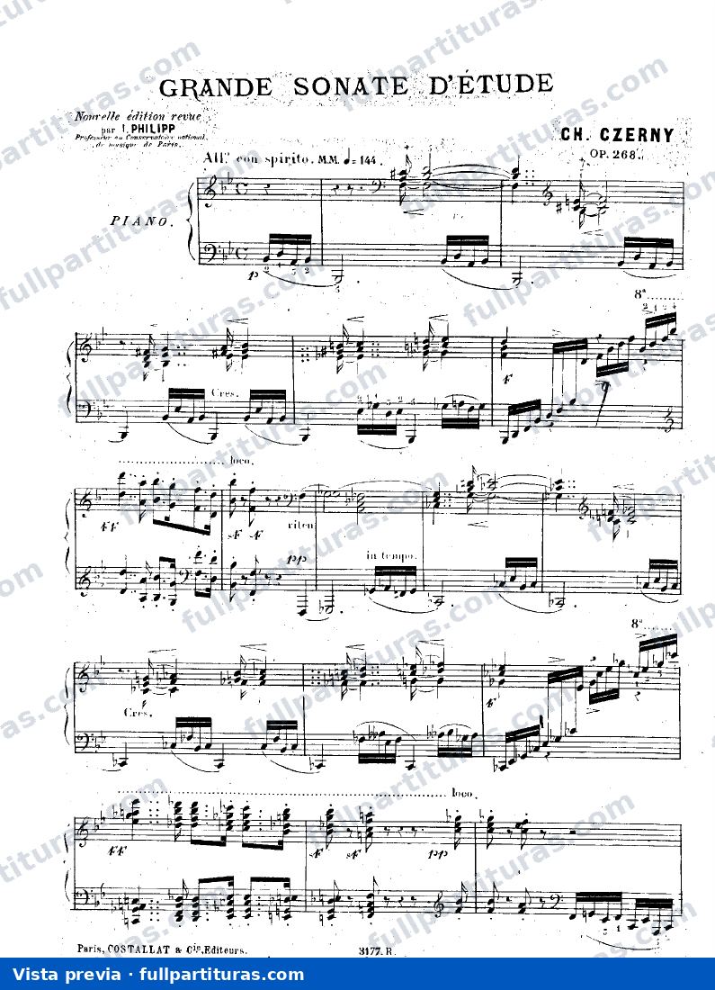 Gran Sonata de Estudio Op. 268 — preview