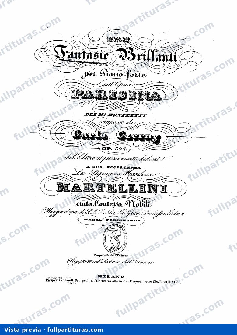 Fantasía Brillante nº 1 sobre la obra de Donizetti Op. 327 — preview