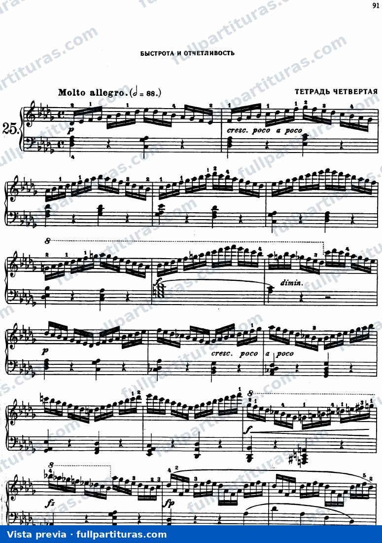 El Arte de la Destreza en los Dedos Op. 740: Libro 4º — preview