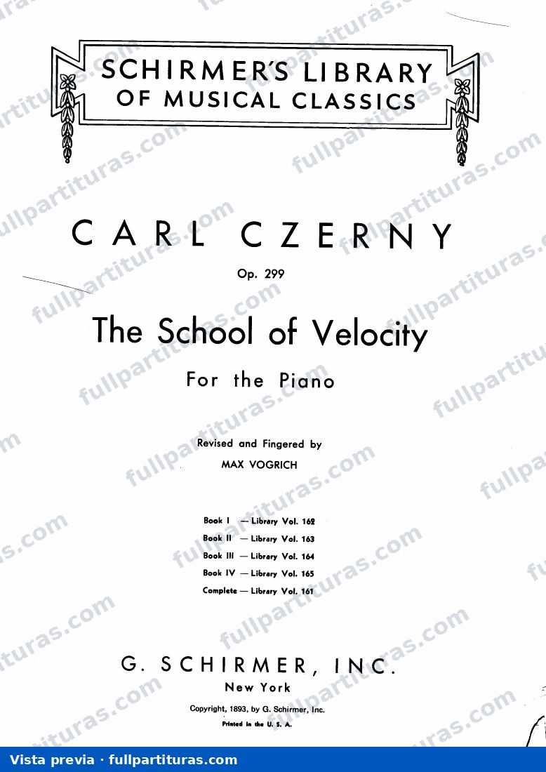 Op. 299: Cuaderno nº 1 — preview