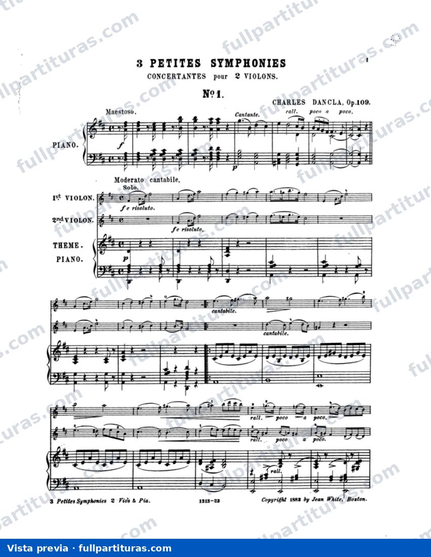3 Petites symphonies concertantes, Op.109 — preview