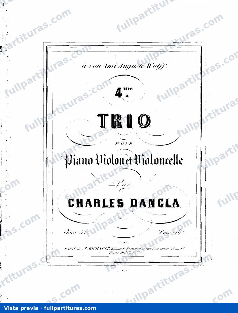 Piano Trio No.4, Op.51 — preview