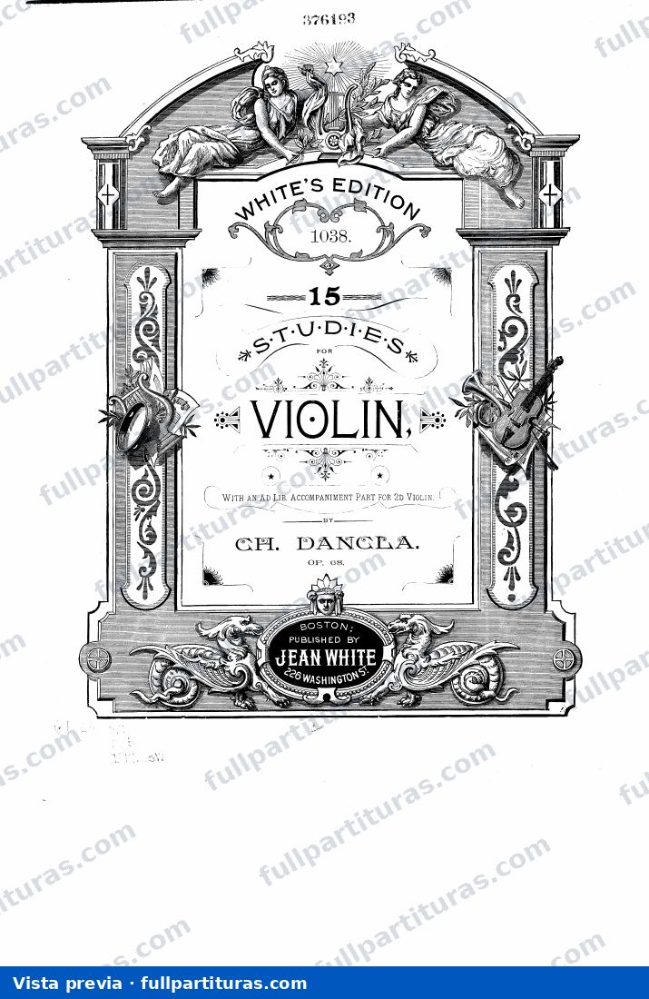 15 Studies for Violin, Op.68 — preview