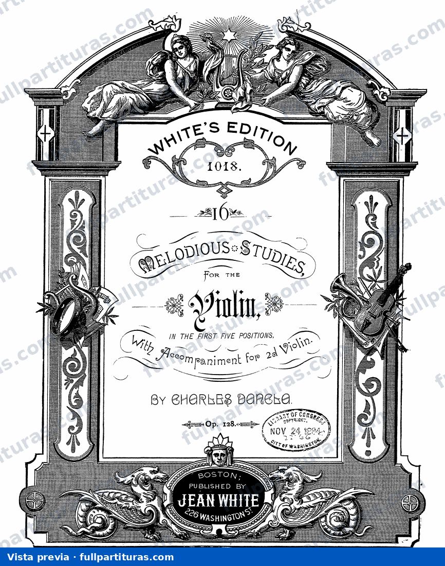 Melodious studies Op. 128 — preview