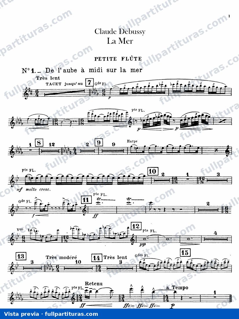 Nocturnes: Flauta — preview