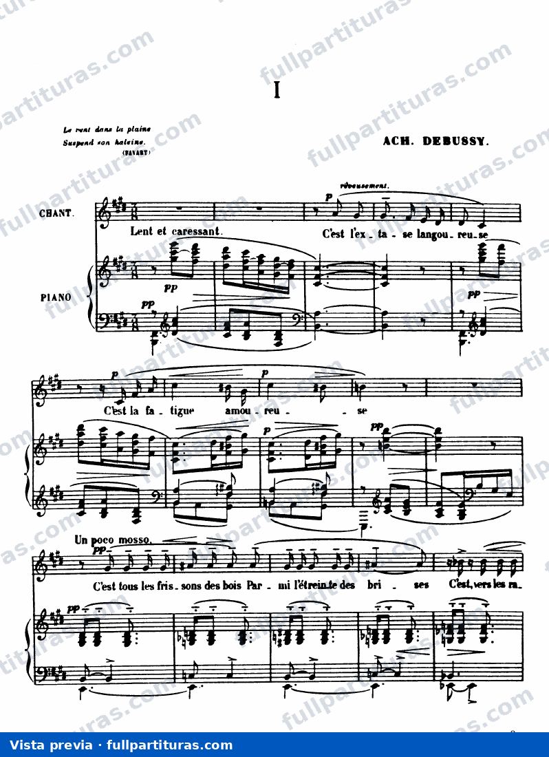 Ariettes oubliées — preview