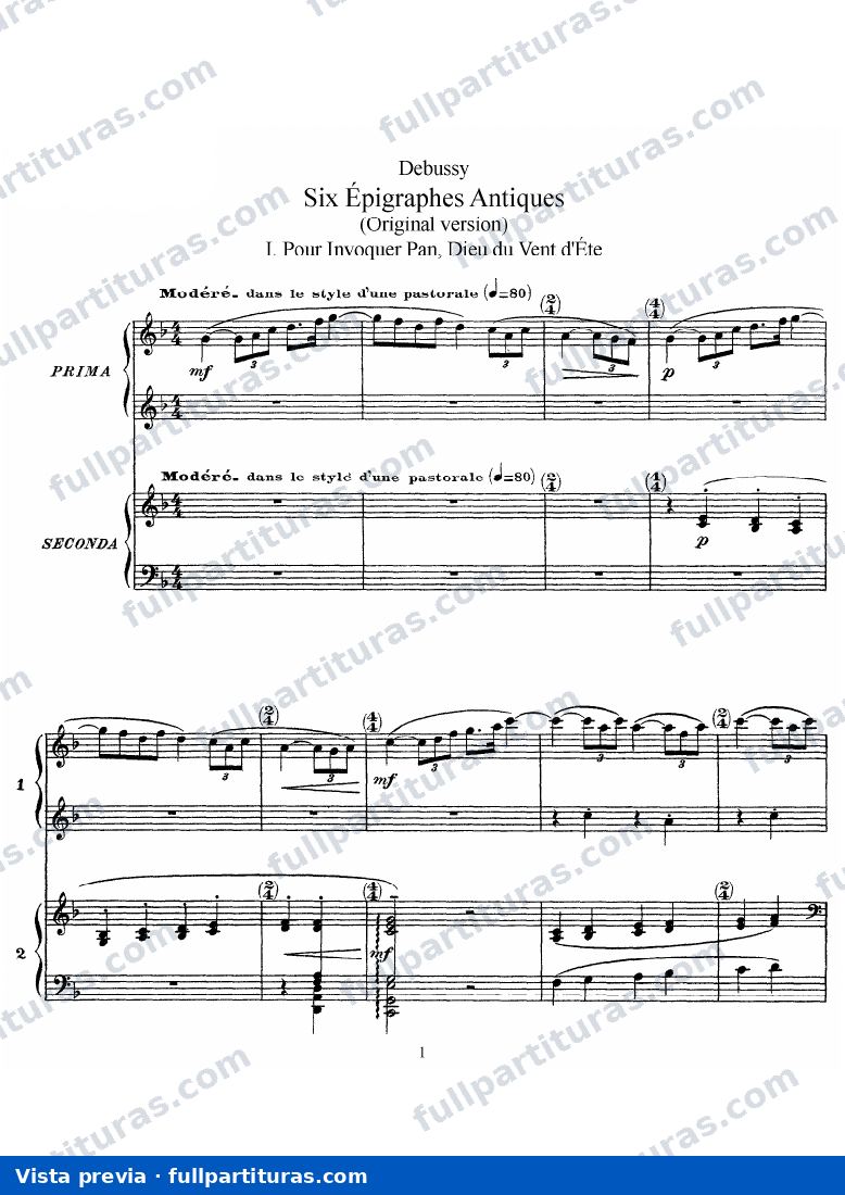 12 Estudios para piano: 6 Epigraphes — preview