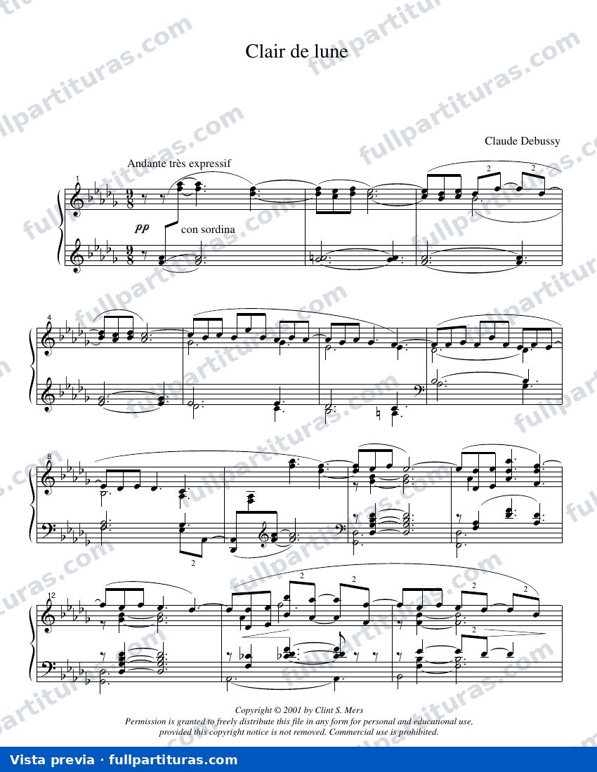 Suite_Bergamasque: Claro de Luna — preview