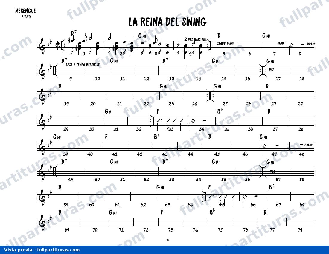 La reina del swing — preview