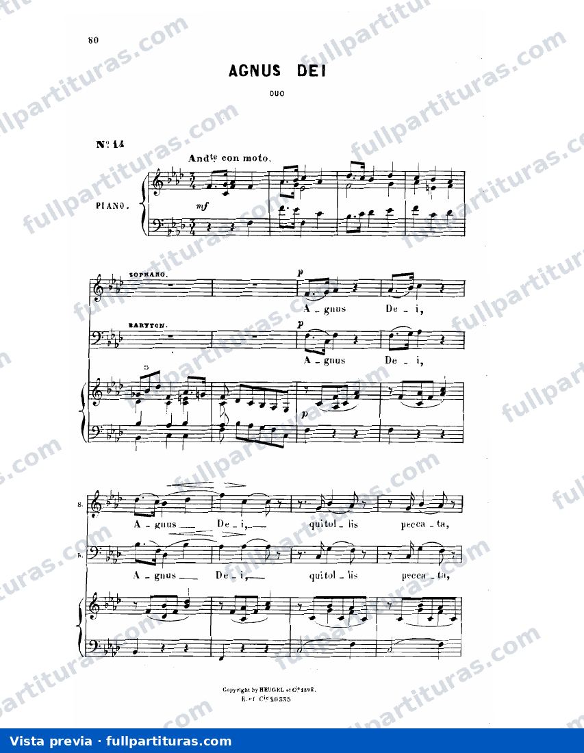 Agnus Dei — preview