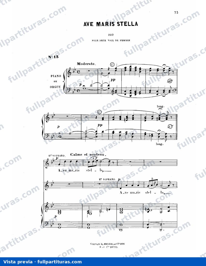Ave maris stella — preview