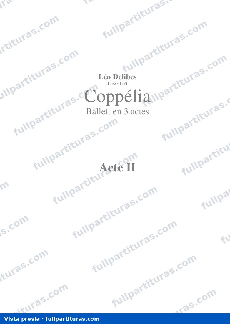 CoppÃ©lia: Acto 2 — preview