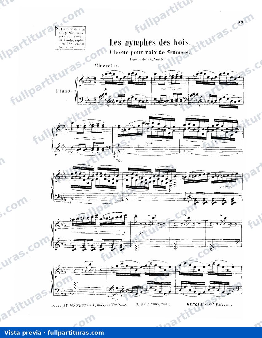 Les nymphes des bois — preview