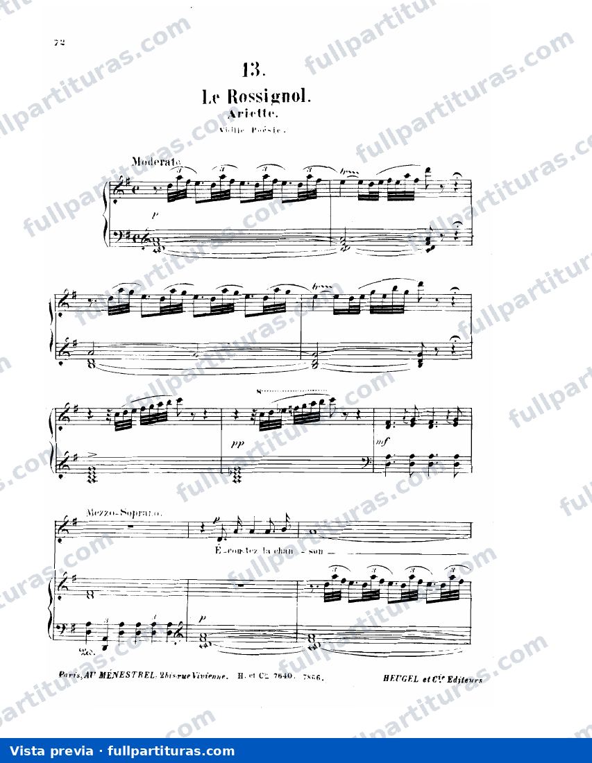 Le roi l'a dit: Le rossignol — Vorschau