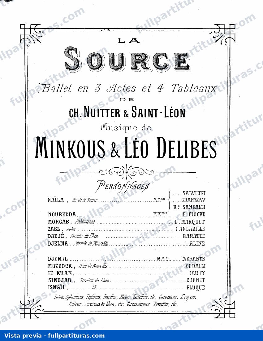 Le roi l'a dit: La source — Vorschau