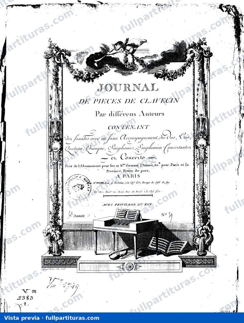 Sonata for Flute, Bassoon and Harpsichord — Vorschau